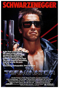 Póster Terminator, 1984