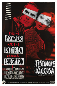Póster Testigo de cargo, edición italiana