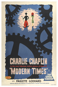 Póster Tiempos modernos, 1936