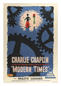 Póster Tiempos modernos, edición 1936