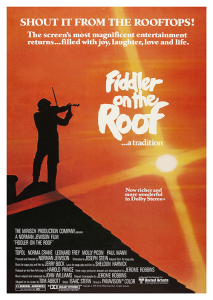 Póster El violinista en el tejado, edición americana